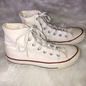White High top converse